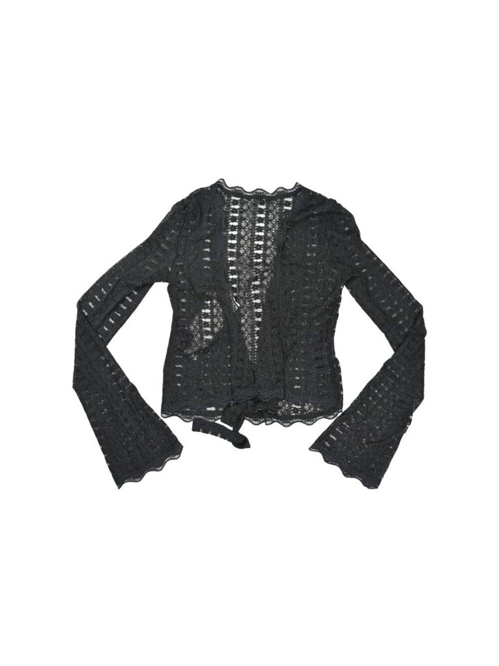 Rhege VIEL Lace Top in Black